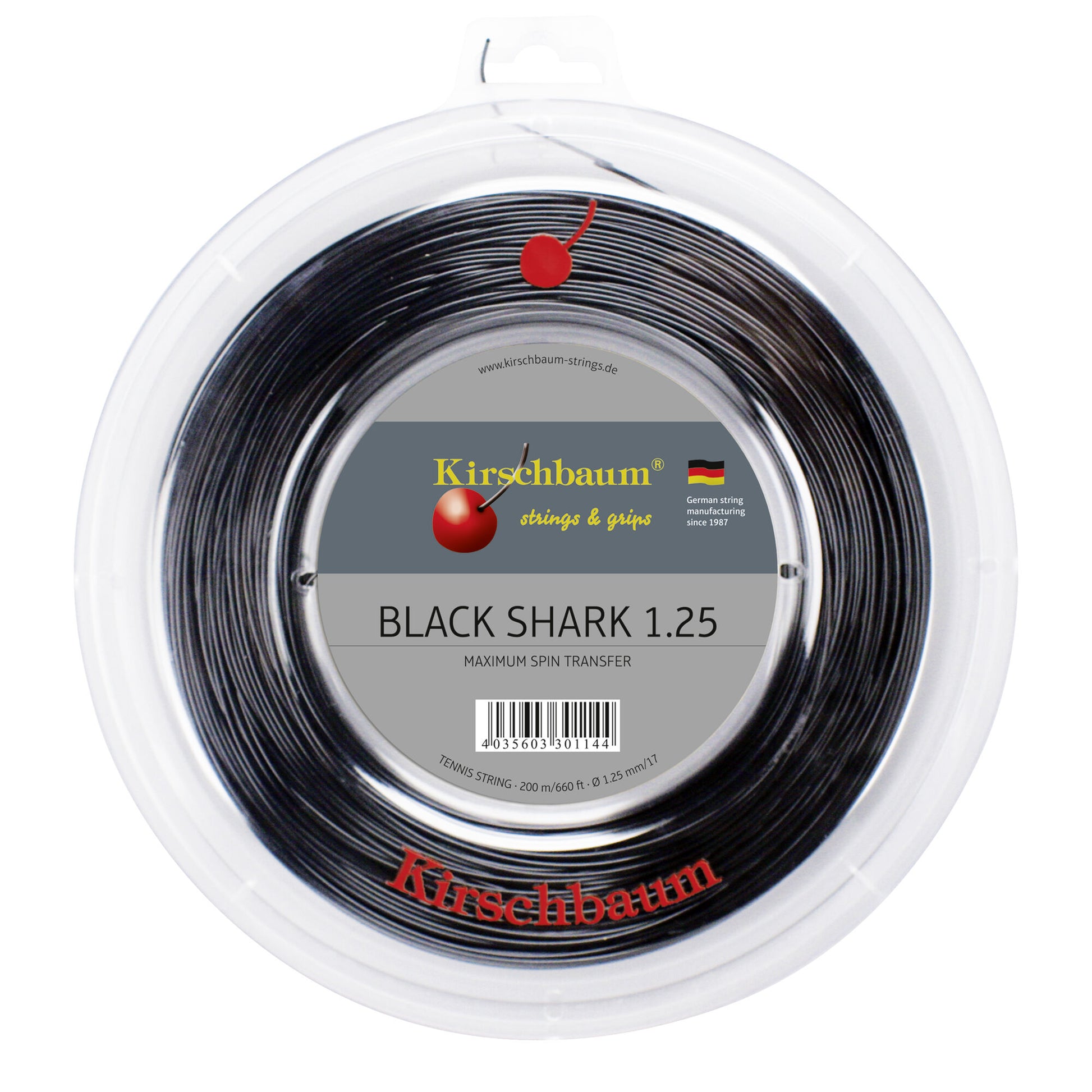 Rollo de Cuerda Kirschbaum Black Shark 1.25 - 200m