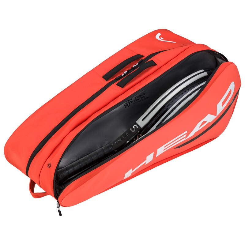 Bolso Tenis Head Tour Racquet Bag L Naranjo