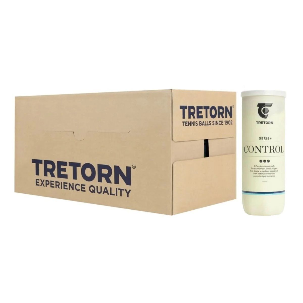 Caja de Pelotas de Tenis Tretorn Serie+ Control X3 - 24 Tarros