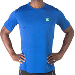 Polera Wilson Perforada Celeste