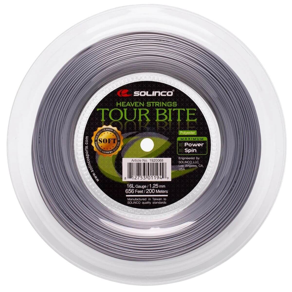Rollo De Cuerda Solinco Tour Bite Soft 1.25 - 200m