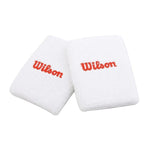 Muñequera Wilson Larga Blanca X2