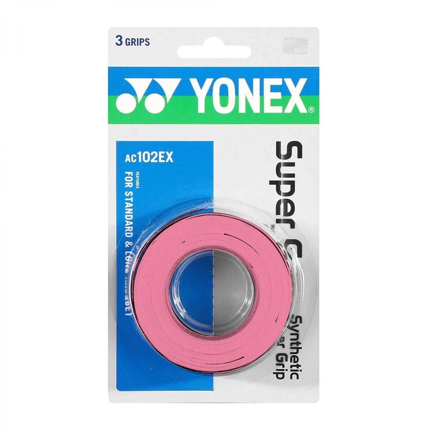 Overgrip Yonex Super Grap Rosa Claro X3