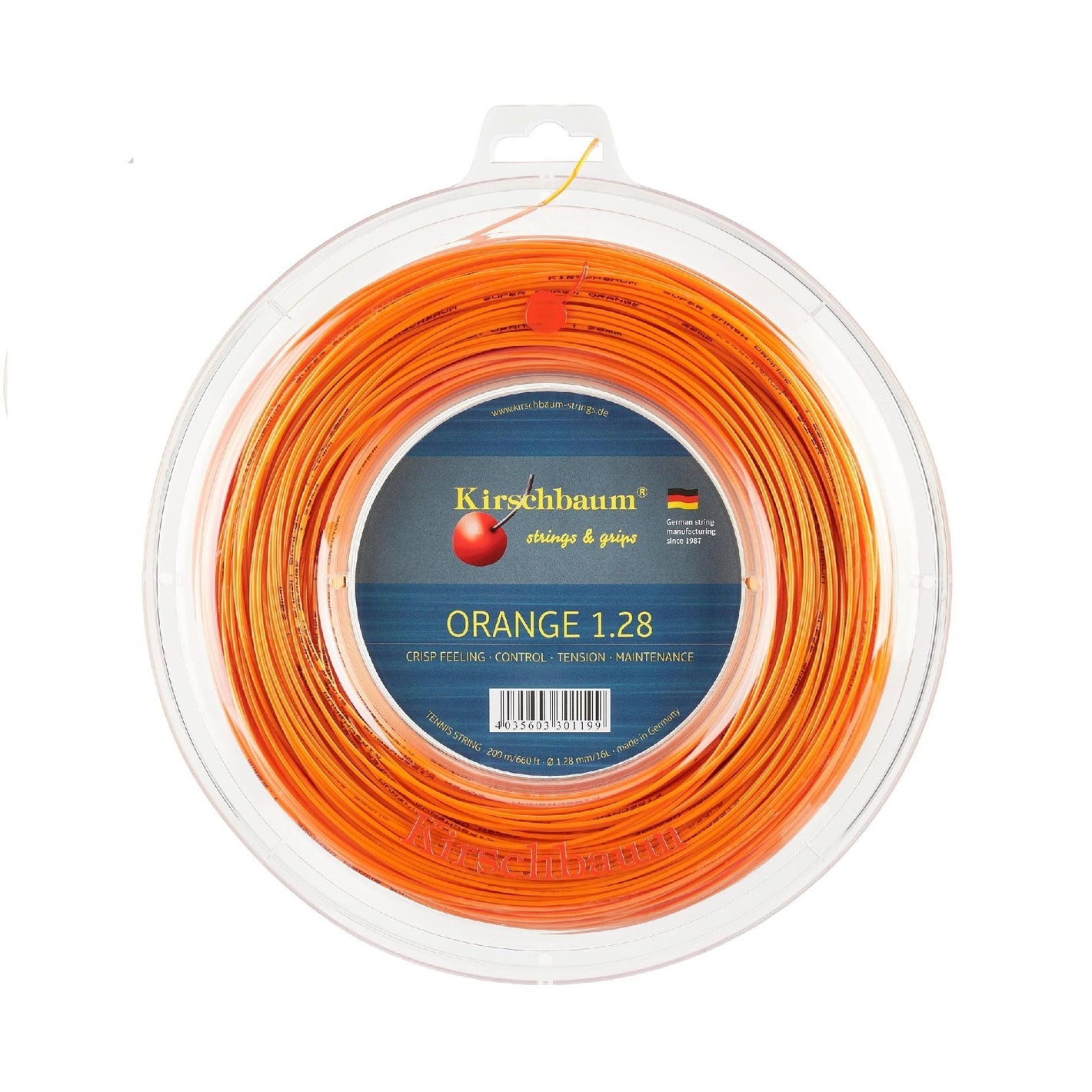 Rollo De Cuerda Kirschbaum Super Smash Orange 1.28 - 200m