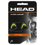 Antivibrador Tenis Head Xtra Damp Negro/Amarillo X2
