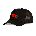 Gorro Tilki Malla Temel Negro/Naranjo