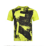 Polera Tilki Print Poly Temel Amarillo Fluor