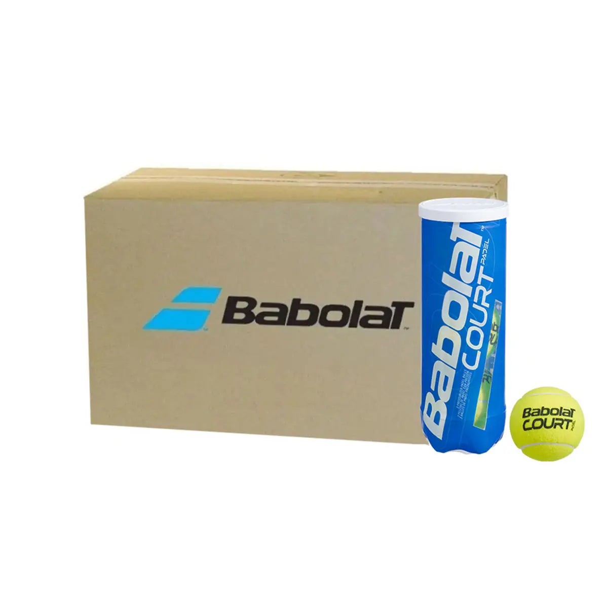 Caja de Pelotas Babolat Court Padel X3 - 24 Tarros