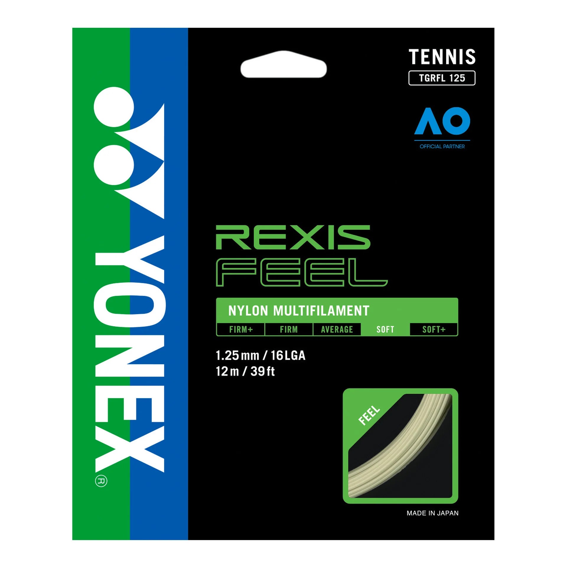 Cuerda Yonex Rexis Feel 1.25 - 12m