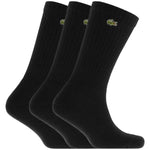 Calcetin Lacoste Sport Negro X3