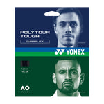 Cuerda Yonex Poly Tour Tough Negro 1.25 - 12m