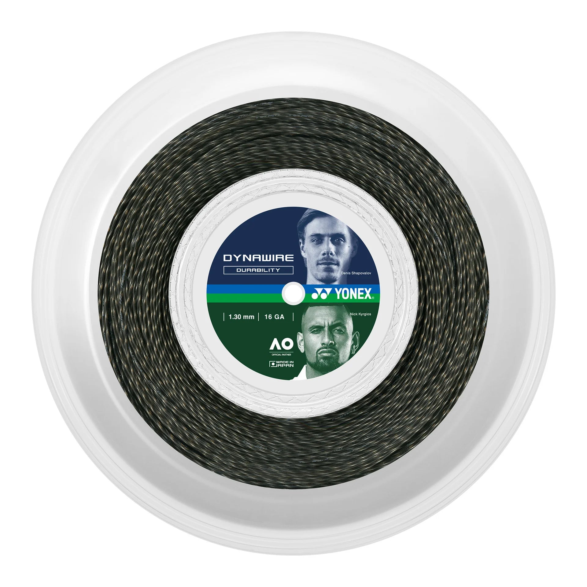 Rollo de Cuerda Yonex Dynawire Negro 1.30 - 200m