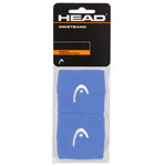 Muñequera Head 2.5'' Azul Claro X2
