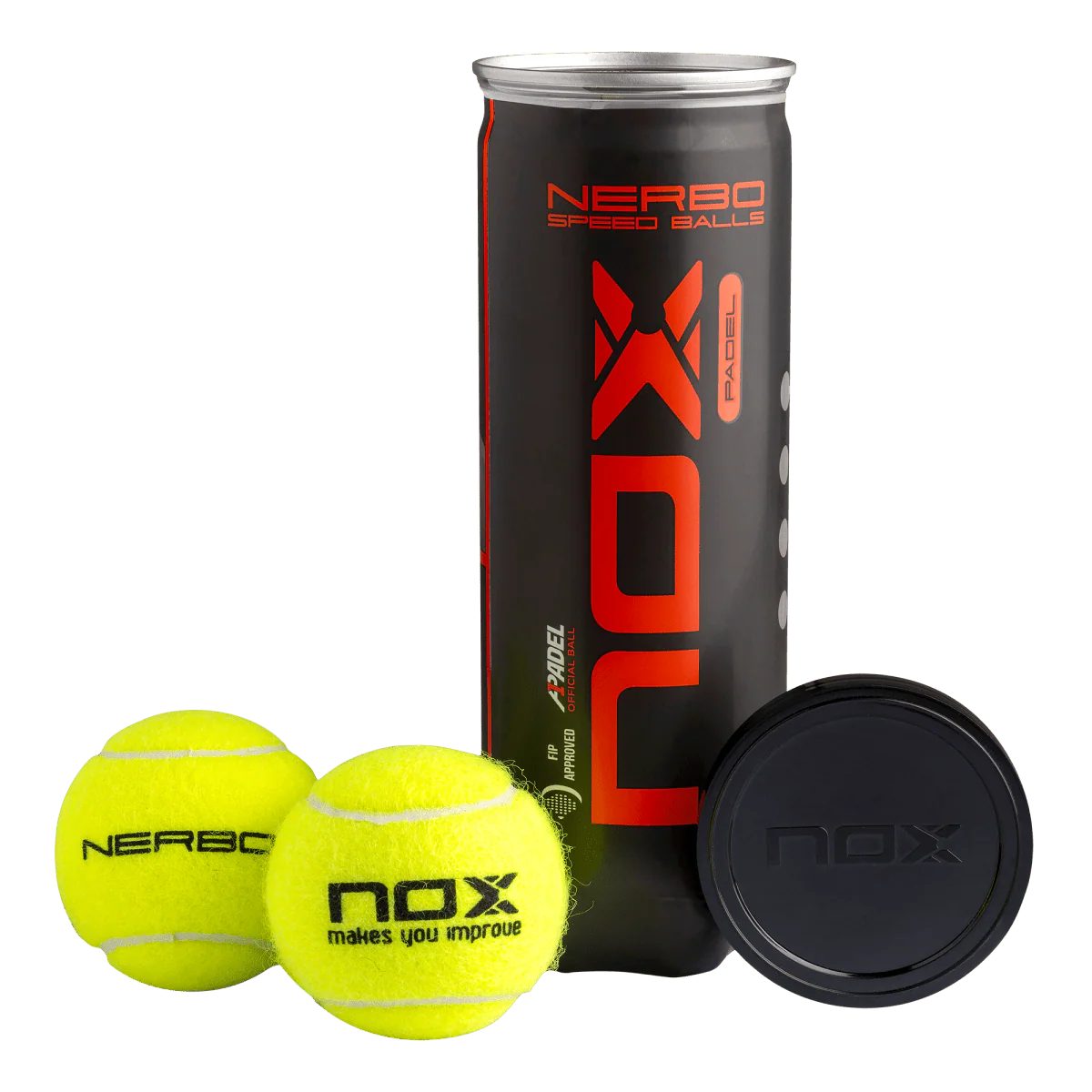 Caja de Pelotas de Padel Nox Nerbo X3 - 24 Tarros