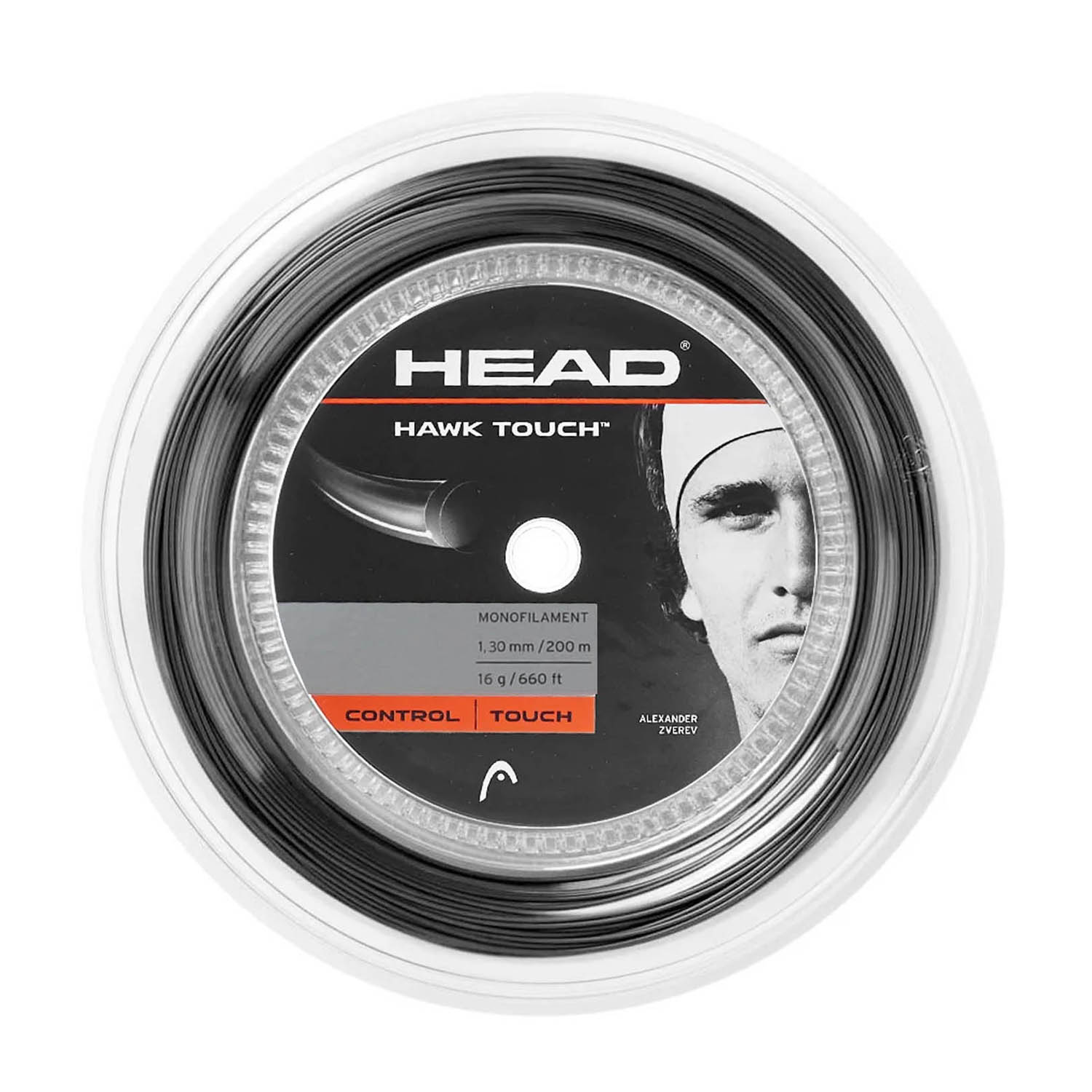 Rollo de Cuerda Head Hawk Touch Negro 1.30m - 200m