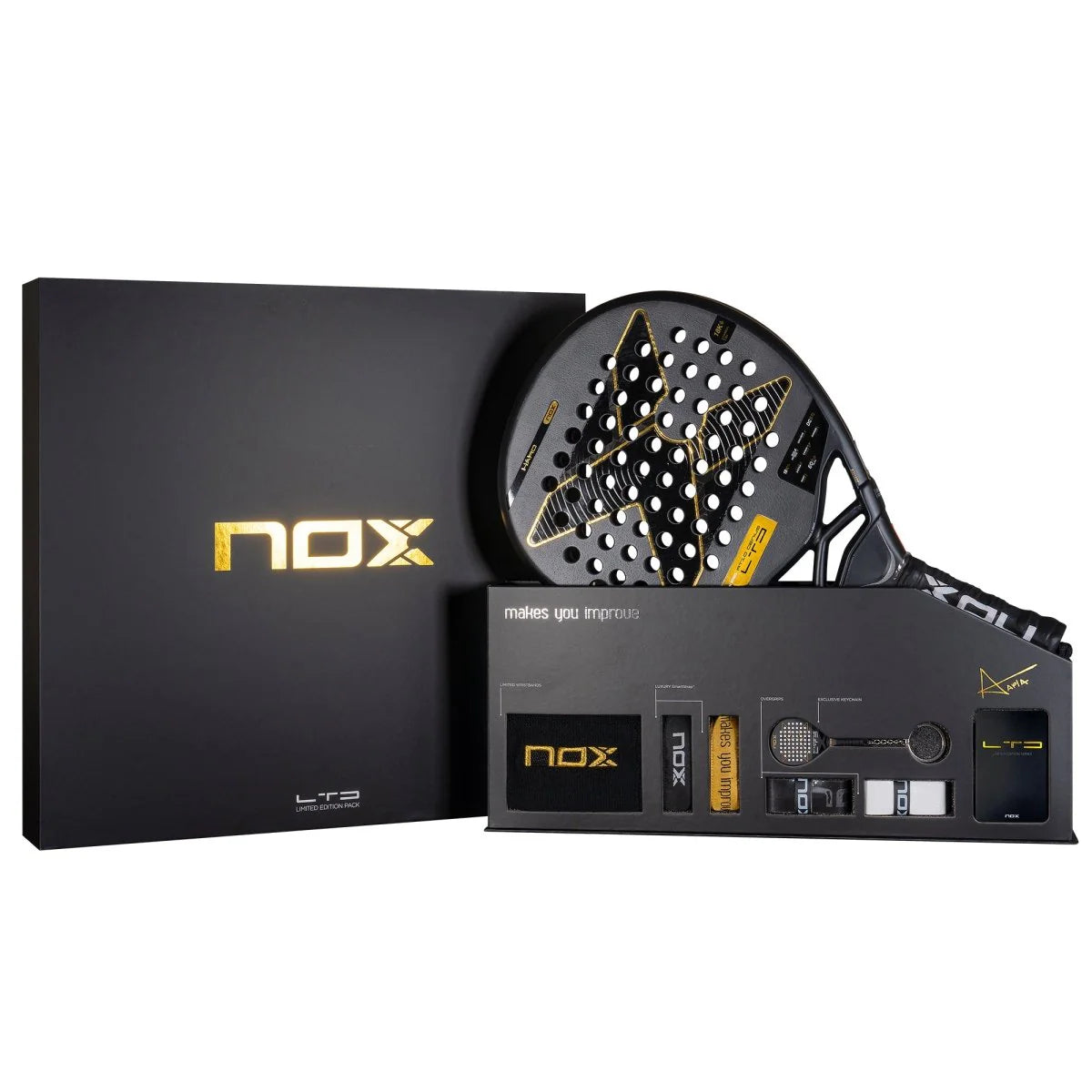 Pack Pala de Padel Nox AT10 Genius Limited Edition 2025