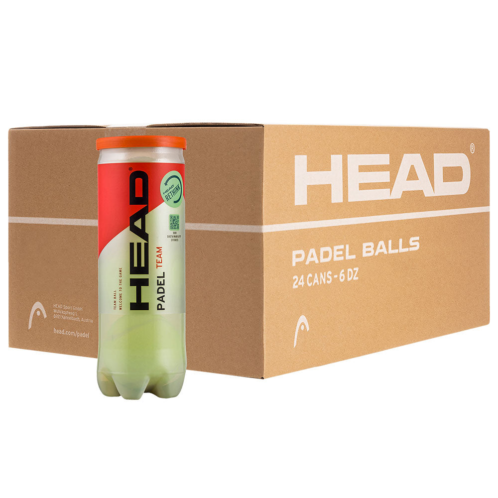 Caja de Pelotas Head Padel Team X3 - 24 Tarros