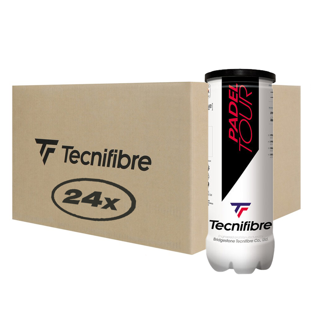 Caja de Pelotas Tecnifibre Padel Tour X3 - 24 Tarros