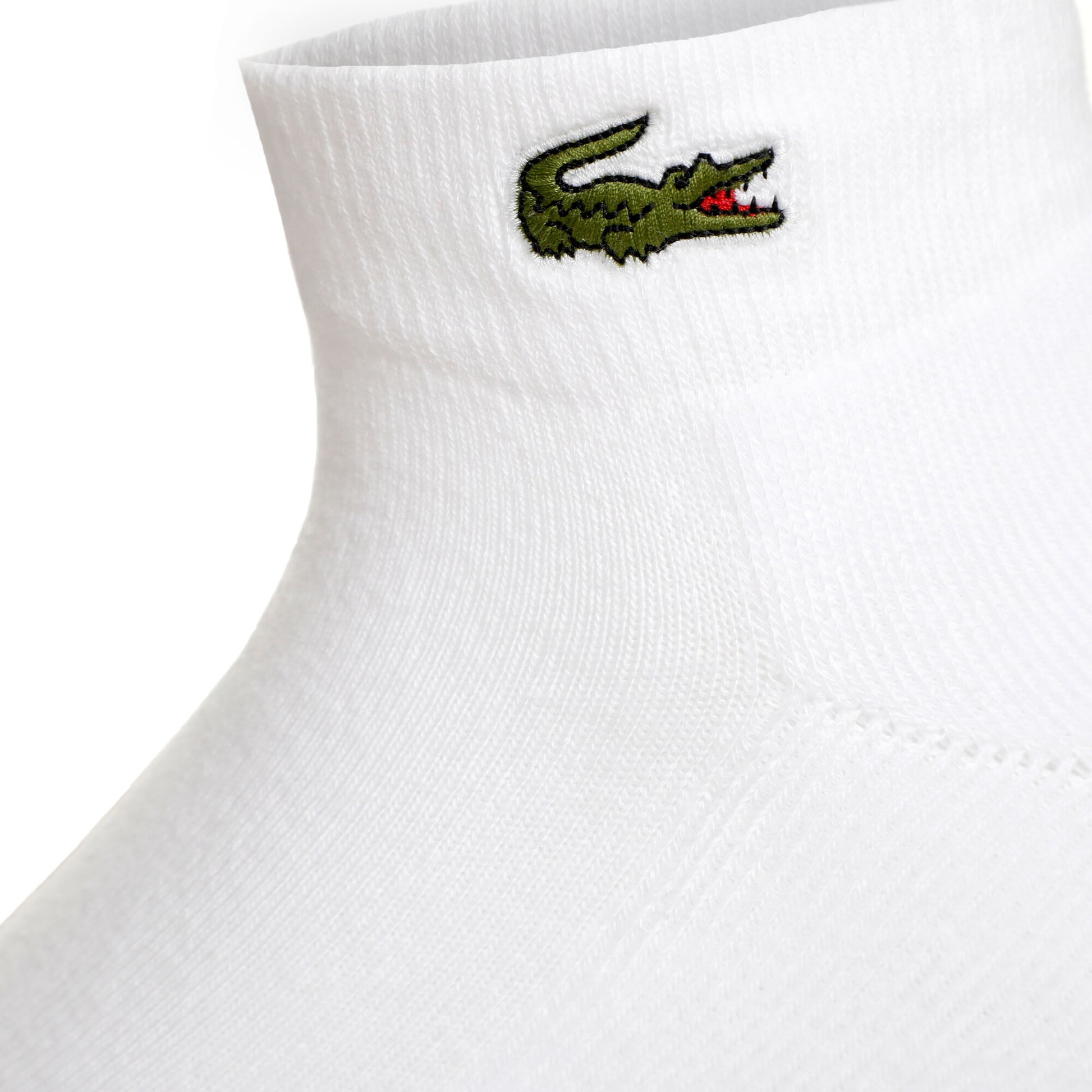Calcetin Lacoste Sport Corto Blanco