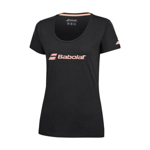 Polera Babolat Exercise Tee Women Negra