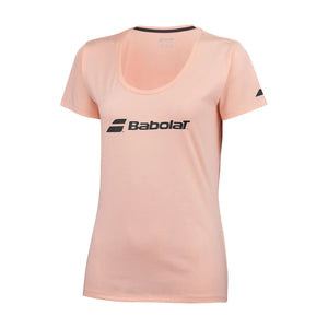 Polera Babolat Exercise Tee Women Rosa