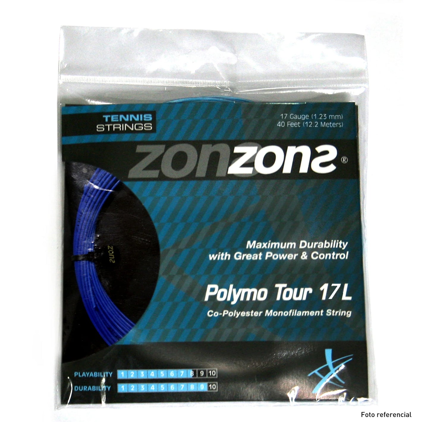 Cuerda Zons Polymo Tour Azul 1.23 - 12m