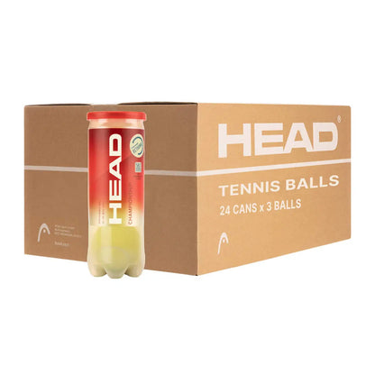 Caja de Pelotas de Tenis Head Championship X3 - 24 Tarros