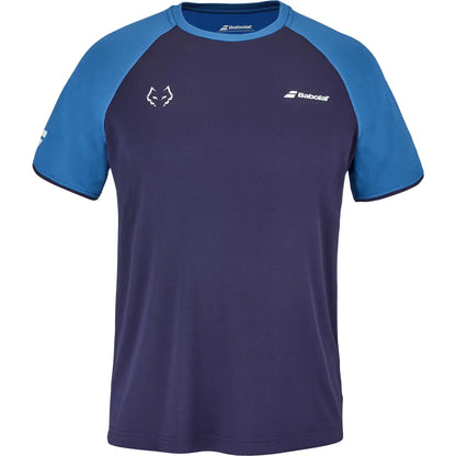 Polera Babolat Crew Neck Tee Juan Lebron Azul