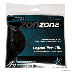 Cuerda Zons Polymo Tour Negra 1.28 - 12m