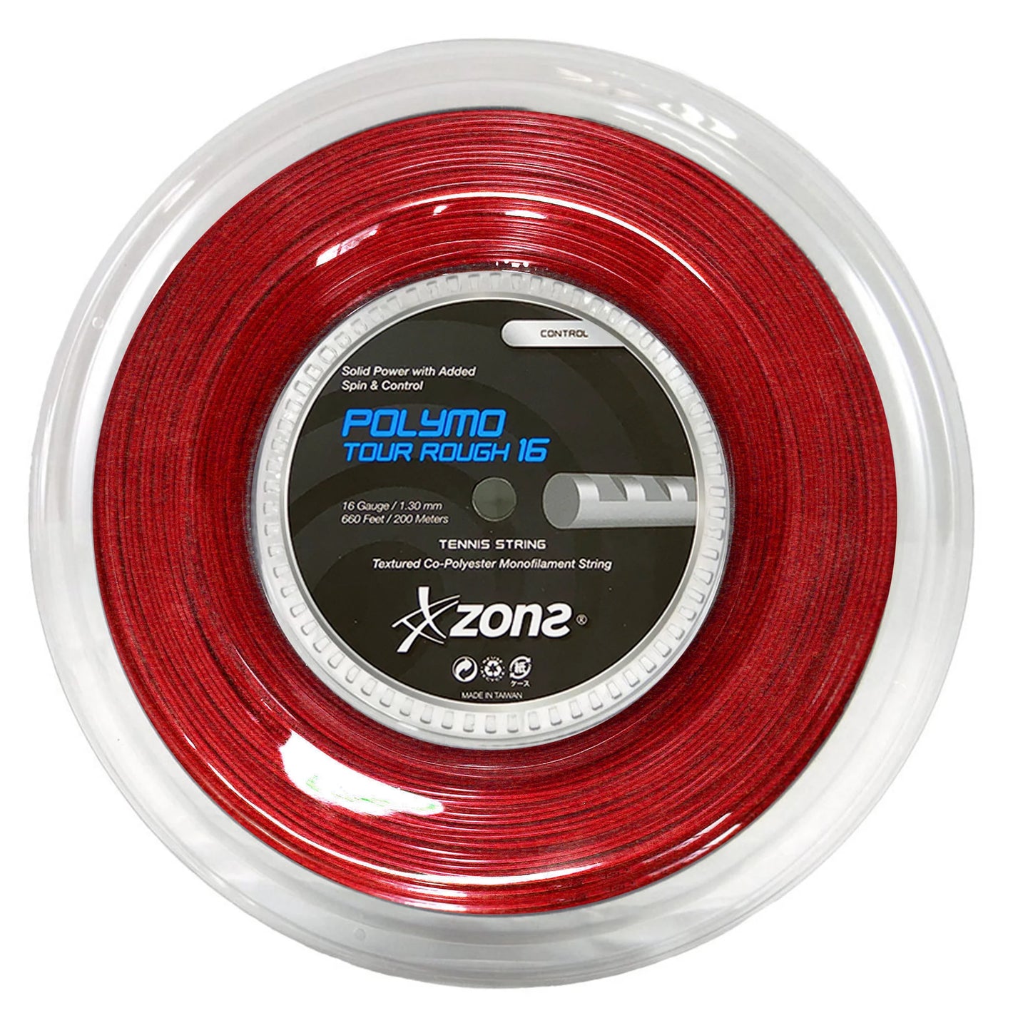 Rollo de Cuerda Zons Polymo Tour Rough Rojo 1.30 - 200m