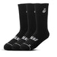 Calcetin Tilki Comfort Negro/Rosa Pack X3