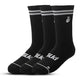 Calcetin Tilki Comfort Line Negro/Naranjo Pack X3