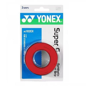 Overgrip Yonex Super Grap Rojo X3