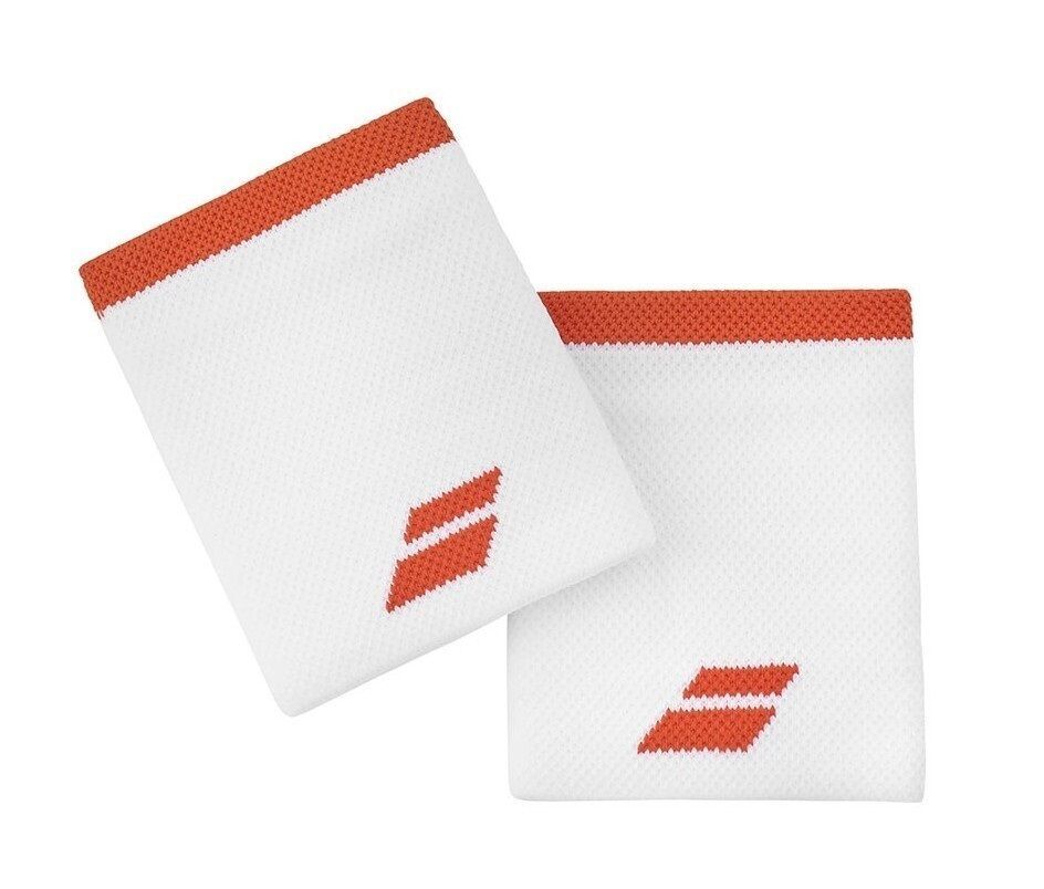 Muñequera Babolat Jumbo Blanco/Rojo X2