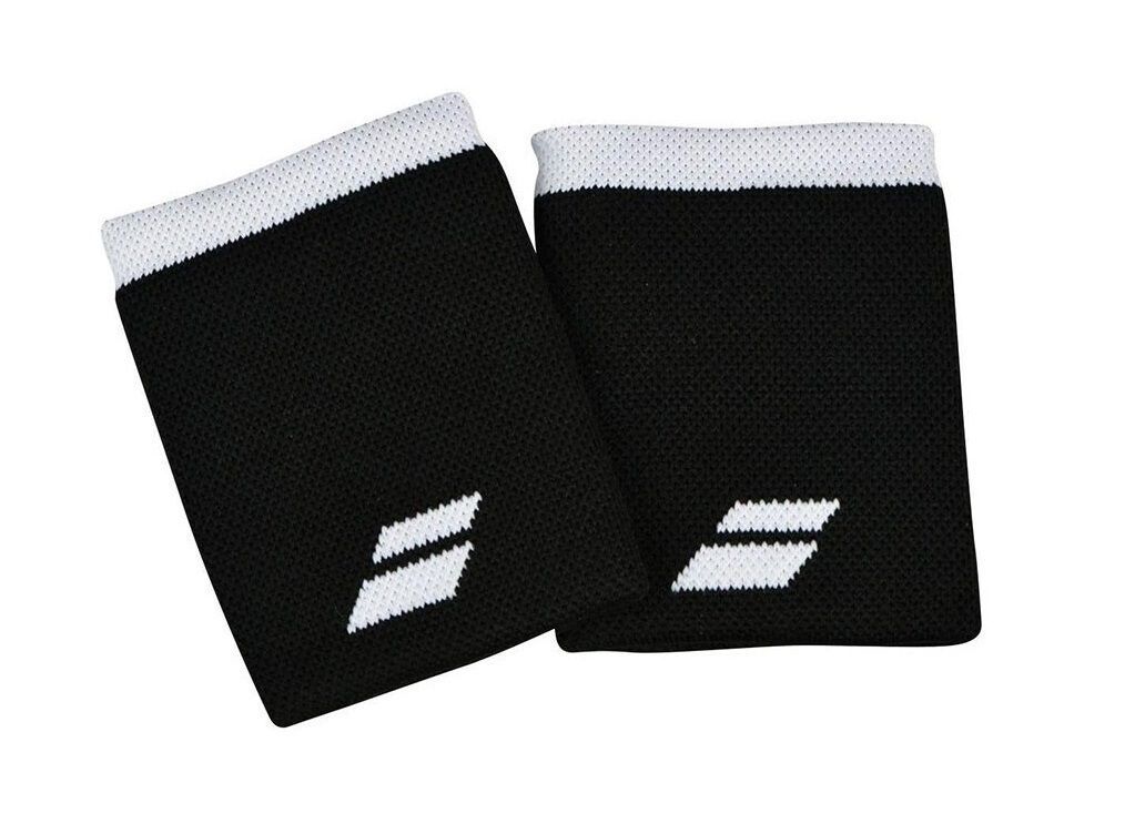 Muñequera Babolat Jumbo Negro/Blanco X2