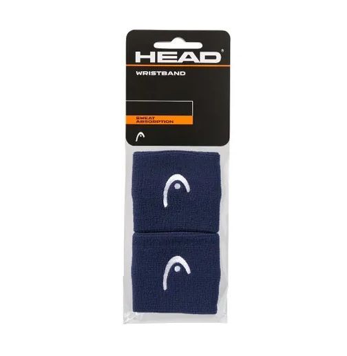Muñequera Head 2.5'' Azul Marino X2