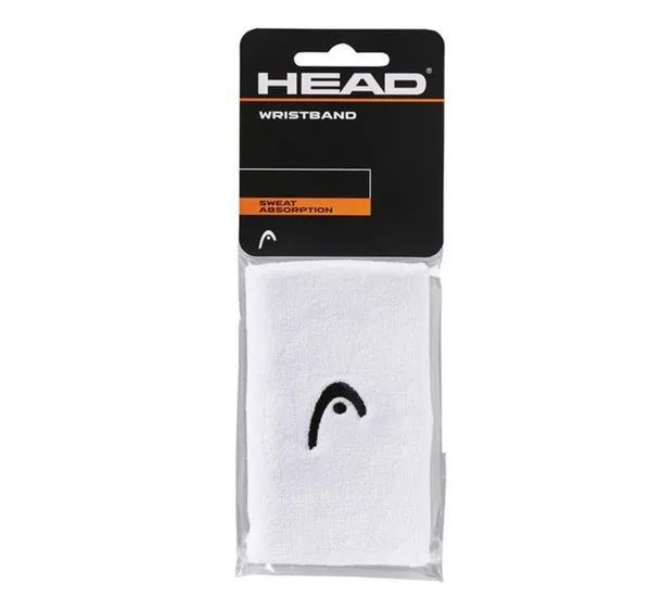 Muñequera Head Larga Blanco X2