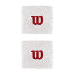 Muñequera Wilson W Blanco X2