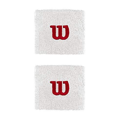 Muñequera Wilson W Blanco X2