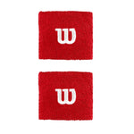 Muñequera Wilson W Rojo X2