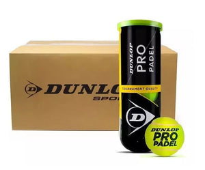Caja de Pelotas Dunlop Padel Pro X3 - 24 Tarros