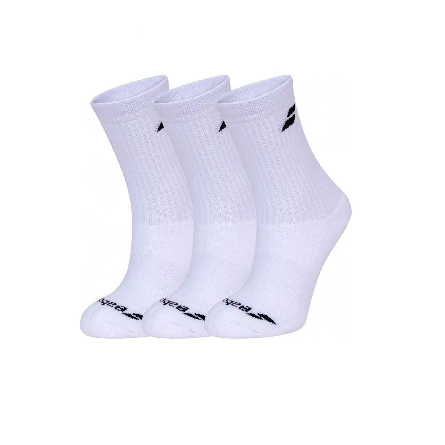 Calcetín Deportivo Babolat Blanco - 3 Pares