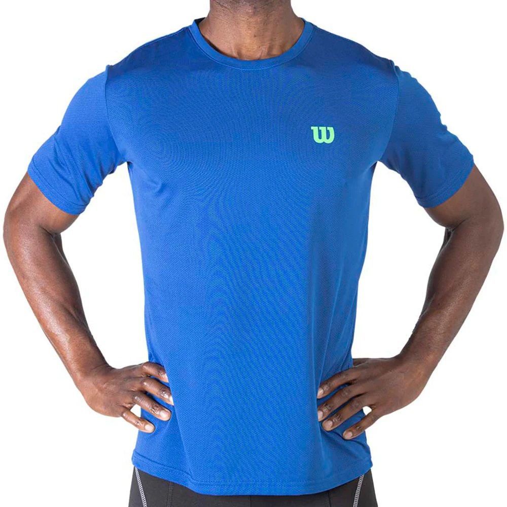 Polera Wilson Perforada Celeste