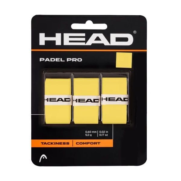 Overgrip Head Padel Pro Amarillo X3