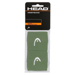 Muñequera Head 2.5'' Verde X2