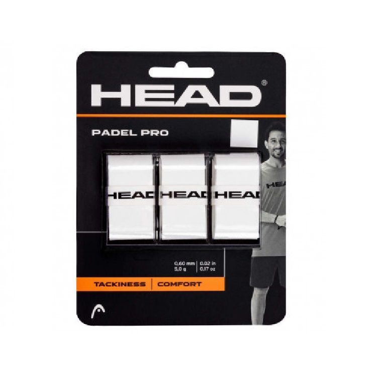 Overgrip Head Padel Pro Blanco X3