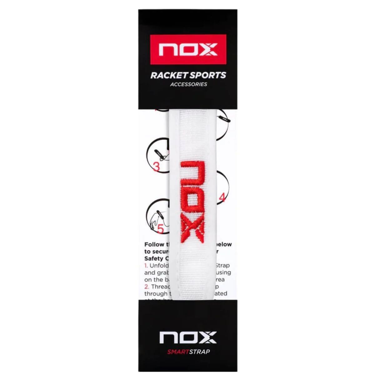 Cordon Nox Smartstrap Luxury Blanco Padel