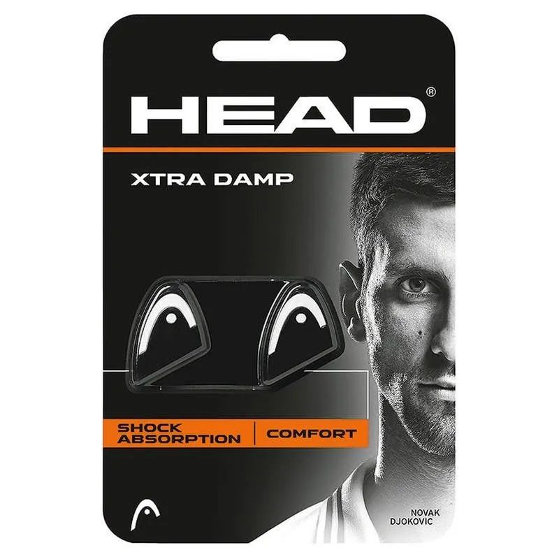 Antivibrador Tenis Head Xtra Damp Negro/Blanco X2