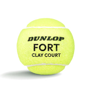 9 Tarros de Pelotas de Tenis Dunlop Fort Clay X4