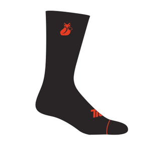 Calcetin Tilki Comfort Negro/Naranjo Pack X3